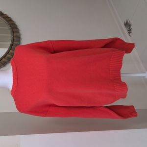 Oversized vintage medium orange Eddie Bauer sweater